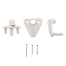 4x Pontoon Boat Door Gate Latch Plastic, Universal Fit for 1 inch, 1 1/8 inch or