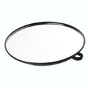 Black Hairdressing Hand Mirror Professional Handheld Salon Barbers Large Round