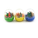 8Pcs/Pack Novelty Mini Dinosaur Egg Pencil Rubber Eraser with egg 3C