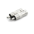 5PCS BNC Female TO RCA Male Plug COAX Adapter Connector Parts  Z