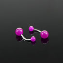 Steel Glow In The Dark Belly Button Navel Bar Rings Body Piercing