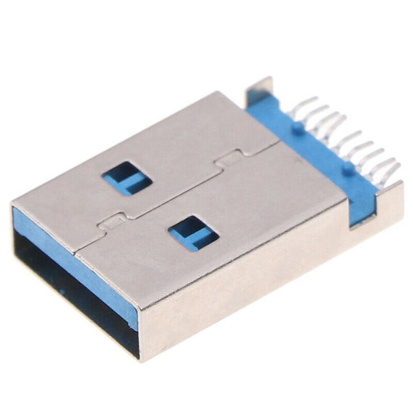 5 Pcs USB 3.0 A Type Male Plug Connector High-speed Data Transmission Kw