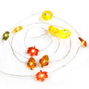 Autumn String Lights LED Pumpkin Fairy Lights for Thanksgiving Halloween A