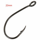 5X(LUSHAZER brand 20pcs/lot fishing hook Crank hook Barbed fishhook fishin X6F4)