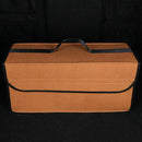 Trunk Organizer Felt Cloth Foldable Car SUV Storage Bag Cargo Box Brown Color