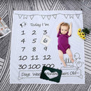 Birthday Cake Print Blanket Background Cloth Newborn Baby Photography Props