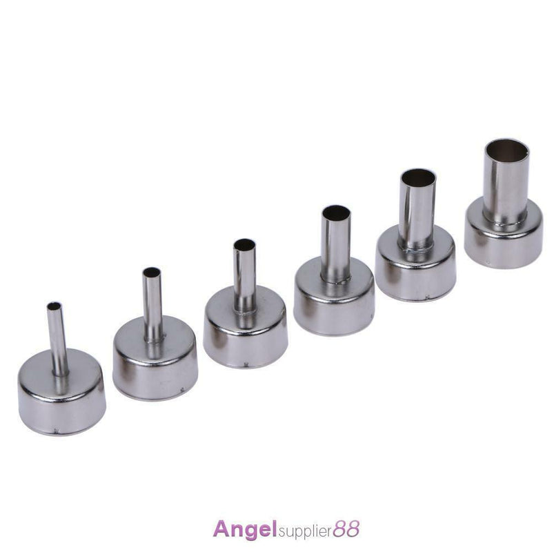 6pcs Universal Soldering Station Nozzle for Hot Air Stations Gun Welding Tool