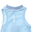 2 Pcs Cotton Breathable  Recovery Suit for Cats Dogs Blue/Yellow