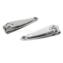 2Pcs Stainless Steel Toe Nail Clipper Cutter Trimmer Manicure Pedicure Tool