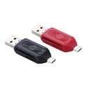 2 in 1 Multi-Function USB2.0 OTG Card Reader TF/SD Card Reader Adapter