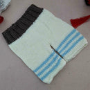 Baby Photography Props Set 2pcs Knit Hat Pants Infant Handmade Clothing