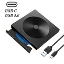 External CD DVD Drive,Type C USB 3.0 Portable External CD DVD Drive Burner