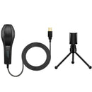 USB Microphone Plug&Play Home Studio USB Condenser Mic Recordin for Skype