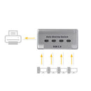 4Ports USB 2.0 Auto Sharing Switch HUB Selector For Printers Scanner