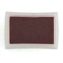 Brown Ink Pad Inkpad Rubber Stamp Finger Print Craft Non-Toxic Baby Safe J1U9