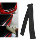 Black Rear Bumper Rubber Pad Kit Guard Sill Plate Trunk Protector Trim Cove E0K9
