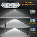 Solar Wall Lamp 104LED Outdoor Luminous Waterproof Landscape Night Lights A