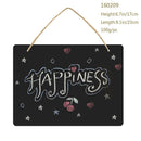 Double Side Chalkboard Blackboard for Home Wall Shop Door Hanging 23x17cm