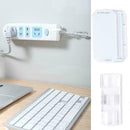 4 PCS Self Adhesive Power Strip Fixator Holder Wall-Mounted Socket Fixer P5R3