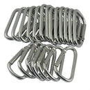 Lovoski 20pcs D- Aluminum Carabiner Keychain Holder Clip Outdoor Sports