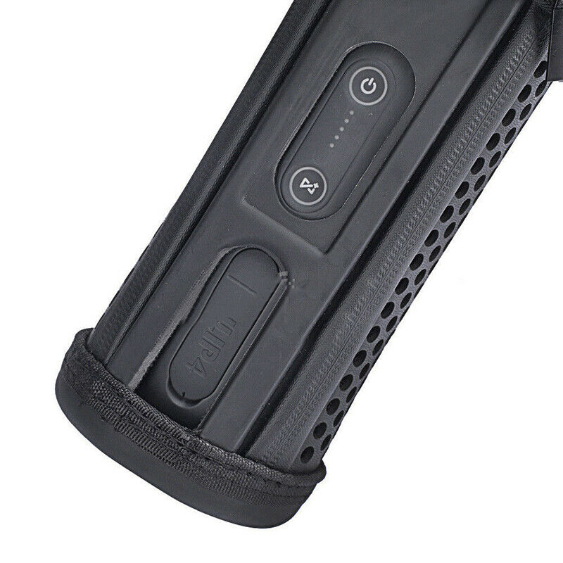 Black Outdoor Travel EVA Case Hollow Storage Bag For JBL Flip4 Wireless Speaker