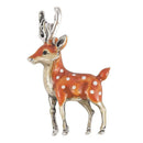 New Cute Women Animal Pins Buckle Clip Enamel Elk Deer Brooches Pin Xmas Jewelry