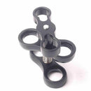 Aluminum CNC 1 inch Ball Butterfly Clip Diving Lights Arm Connected Accesso L4J5