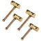 4 Golden Hexagon Screws For Electric Guitar And Bass