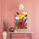 Vibrant Flower Diamond Painting DIY Full Round Drill 5D Needlework (B2432) A
