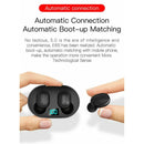 Wireless 5.0 Earphones Headsets Wireless Headphones Mini Earbuds w/ LED