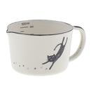 Enamel Drinking Cup Coffee Mug Milk Pitcher Kitchen Measuring Cup 500ml