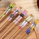 5 Pairs Handmade Bamboo Japanese Chopsticks Kitchen Handmade  Natural Set CYX