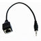 3.5mm Audio Male to RJ45 Socket Ethernet Adapter Short Cable CAT5 CAT6 Extender