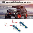 1 Pair H3 LED Lamp 3030 6SMD 36W 6000K 1100LM Car Headlamp Fog Bulbs White Light