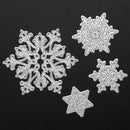 4pcs Christmas Snowflake Scrapbooking Album Paper Card Diary Hand Craft