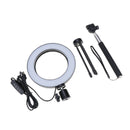 16cm LED Ring Light w/ Tripod Stand for Live Stream / Makeup +Selfie Stick