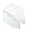 3 (3", 4", 5") Clear Acrylic Jewelry Display Risers Showcase Fixtures