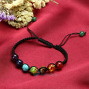 7 Chakra New Healing Balance Beaded Bracelet Lava Yoga Reiki Prayer Stone Unisex
