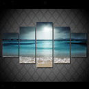 5pcs Modern Artwork Canvas Wall Decorative Painting Set Sunset Print Pictures