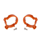 2 x 72mm Orange Muffler Exhaust Pipe Clamp for  EXC TC250 TE250 TE300