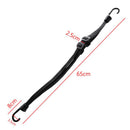65cm Heavy-duty Motorcycle Helmet Cargo Bungee Luggage Rope with 2 Hooks