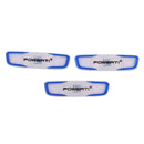3Pcs Silicone Tennis Racquet Vibration Dampeners Shock Absorber Damper Blue