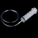 200ml Large Capacity Syringe Reusable Pump Oil Measuring with 1m Silicone Tub OZ