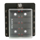 Blade Fuse Block ATO Fuse Box Holder w/ LED Indicator for Car Boat (10 Way) A