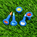 5Pc Durable Soft Rubber Cushion Top Golf Tees Golf Supplies For Golfer Short