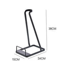 Metal Vacuum Cleaner Bracket Holder Floor Stand Storage Brush Tool (Black) A