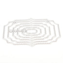 Square frame Metal DIY Cut Dies Stencil Scrapbook Album Paper Card Emboss lj