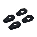 4 Pack Turn Signal Adapter Plates For Suzuki SV650S SV1000S GSXR600 750 Black