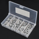 5X(250Pcs/Set Single Barrel Crimping Sleeve Fishing Line Wire Leader Coppe S1M8)