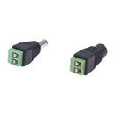 10 pair adapter connector Jack Male to female DC for CCTV 2.1x5.5mm E6N8